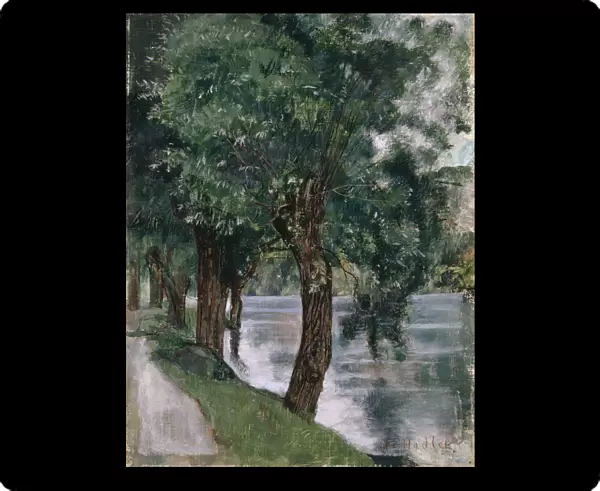 Willows Rhone c. 1885 oil canvas 34. 9 x 27 cm