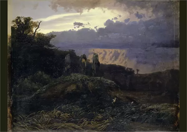 Megalithic Tomb 1847 oil canvas 60. 2 x 77. 5 cm