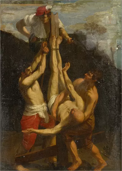 Crucifixion Petri oil canvas 77 x 52 cm specified