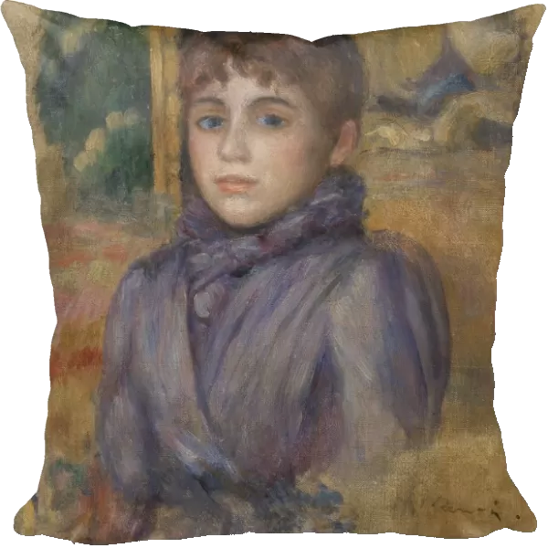 Pierre-Auguste Renoir Portrait Young Woman Portrait de jeune femme