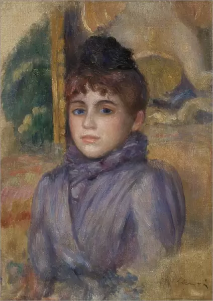 Pierre-Auguste Renoir Portrait Young Woman Portrait de jeune femme