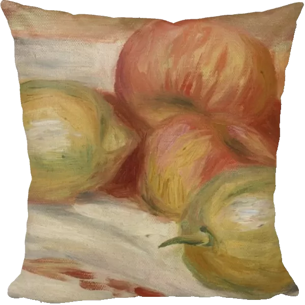 Pierre-Auguste Renoir Apples Lemons Cloth Pommes et citrons sur