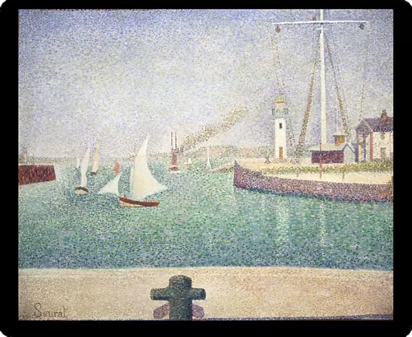 Georges Seurat Entrance Port Honfleur EntrA e du port d Honfleur