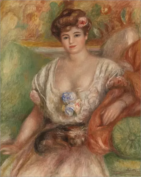 Pierre-Auguste Renoir Portrait Misia Sert Jeune femme au griffon