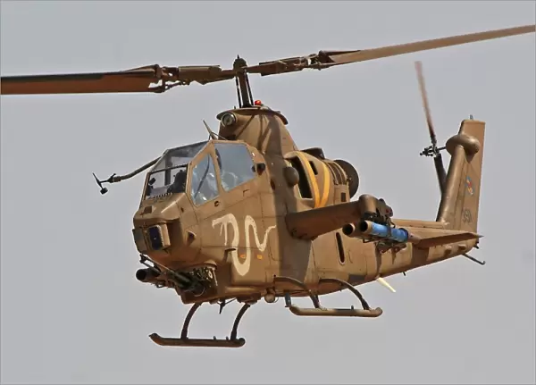 An AH-1S Tzefa attack helicopter of the Israeli Air Force