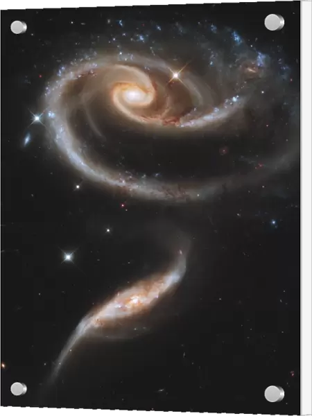 Arp 273 interacting galaxies in Andromeda