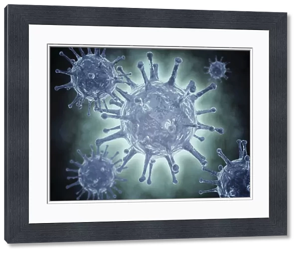 Conceptual image of the Hepatitis C virus