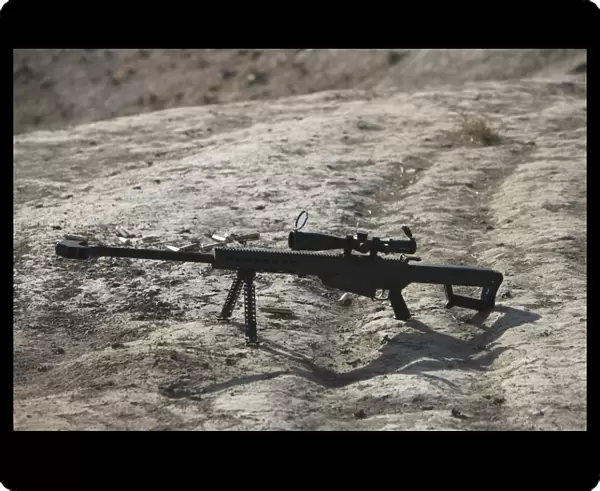The Barrett M82A1 sniper rifle