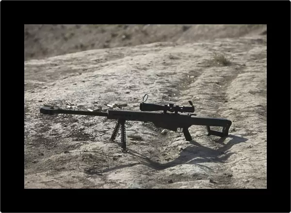 The Barrett M82A1 sniper rifle