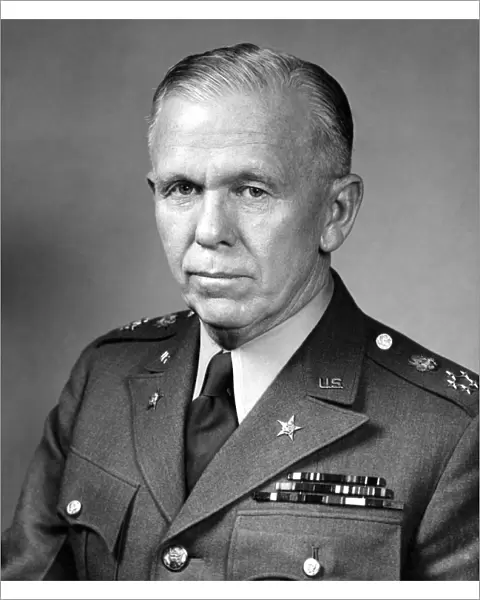 World War II portrait of General George Marshall
