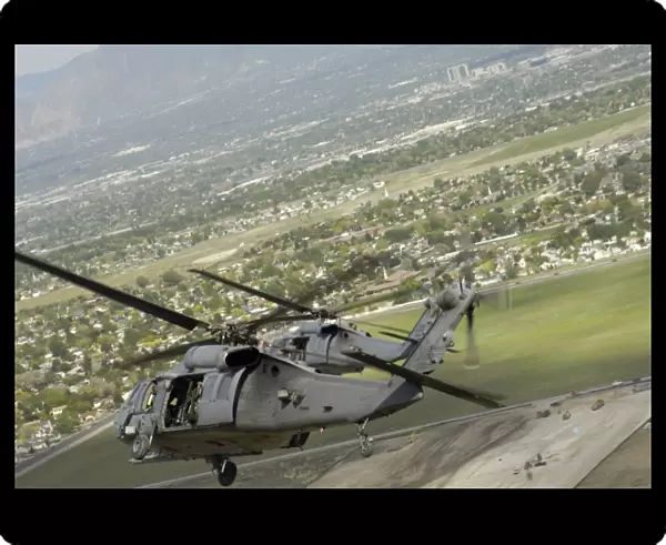 HH-60 Pave Hawks in flight over Utah