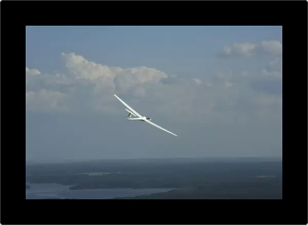 aRolladen-Schneider LS4 glider over Herrljunga, Sweden