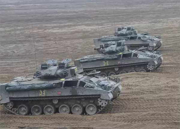 Warrior tracked infantry fighting vehicles of the British Armed Forces