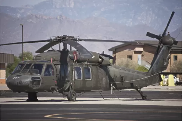 UH-60 Black Hawk helicopter at Pinal Airpark, Arizona