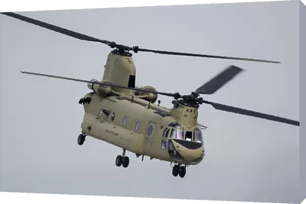 A U. S. Army CH-47F Chinook in Ansbach, Germany