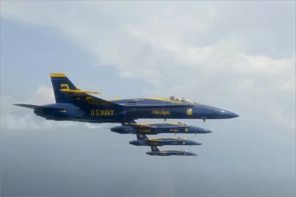 F  /  A-18 Hornets from the U. S. Navy Blue Angels team