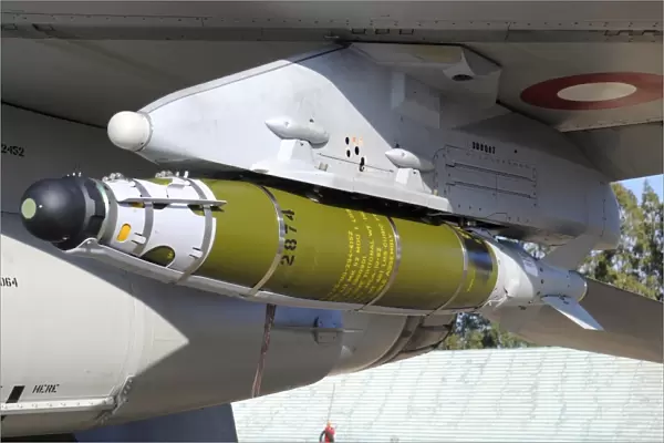 GBU-58 smart bomb loaded on a Royal Danish Air Force F-16A plane