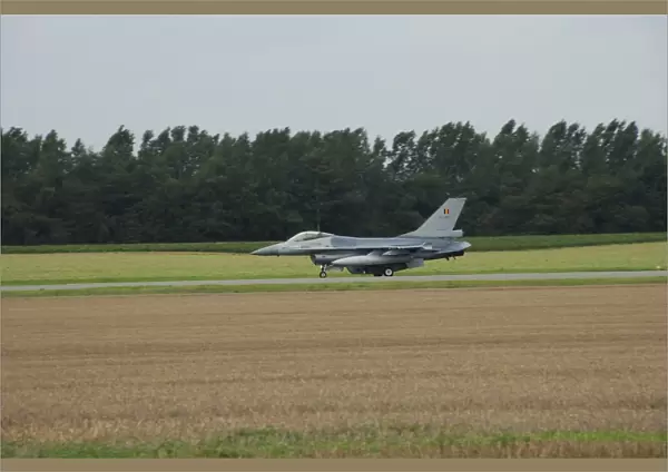 F-16 of the Belgian Air Force ready for take off