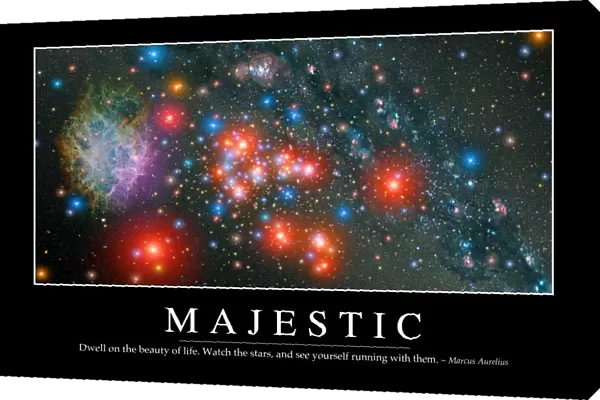 Majestic: Inspirational Quote and Motivational Poster