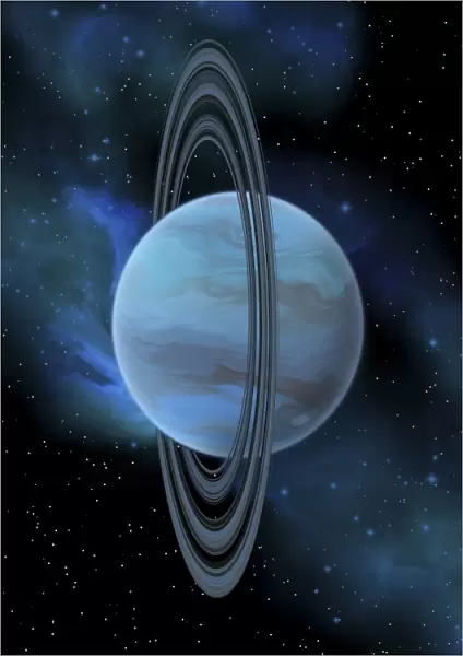 Artists concept of planet Uranus