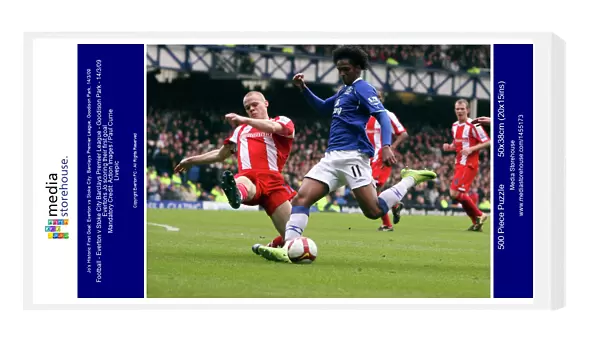 Jo's Historic First Goal: Everton vs Stoke City, Barclays Premier League, Goodison Park, 14 / 3 / 09
