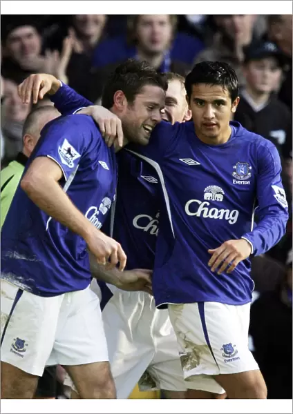Beattie and Cahill's Unforgettable Moment: Everton's First Goal Celebration
