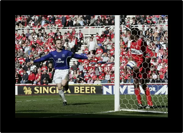 James McFadden's Debut Goal: Everton's Victory at Middlesbrough, FA Barclays Premiership 05 / 06
