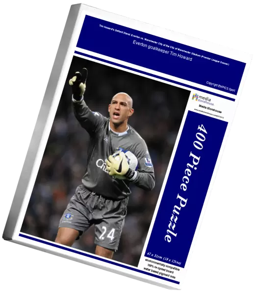 Tim Howard's Defiant Stand: Everton vs. Manchester City at the City of Manchester Stadium (Premier League Soccer)