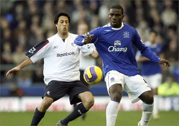Joseph Yobo in Action: Everton vs Bolton Wanderers, FA Barclays Premiership, November 18, 2006