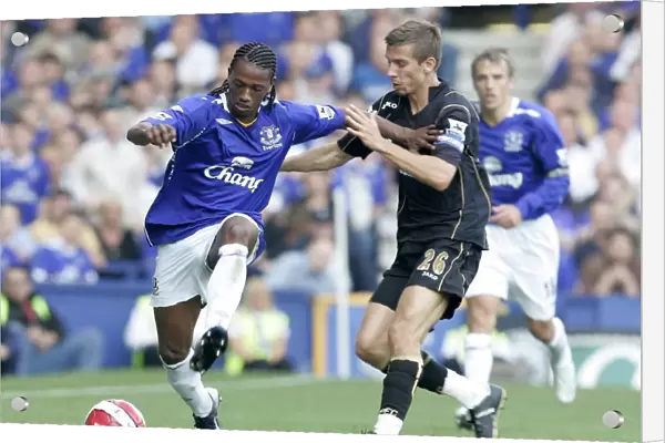 Football - Everton v Portsmouth FA Barclays Premiership - Goodison Park - 5  /  5  /  07 Evertons Manuel Fe