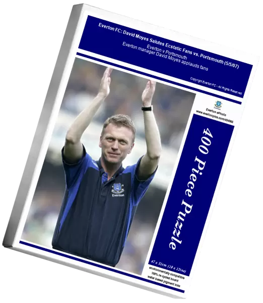 Everton FC: David Moyes Salutes Ecstatic Fans vs. Portsmouth (5 / 5 / 07)