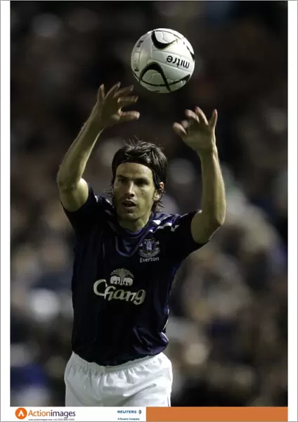 Nuno Valente in Action: Everton vs. Sheffield Wednesday, Carling Cup Third Round, 2007