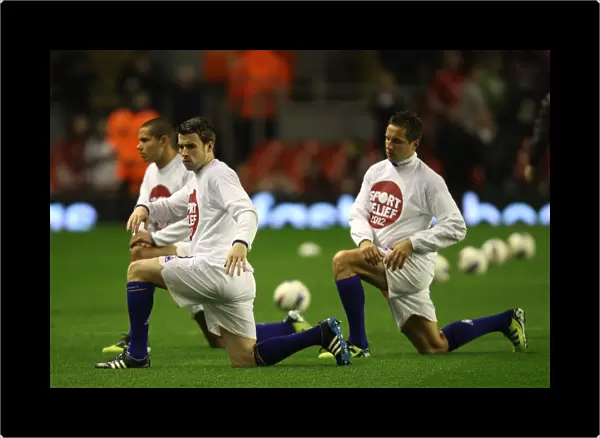 Everton Football Club: Jagielka and Coleman Preparing for Liverpool Showdown at Anfield (BPL 2012)