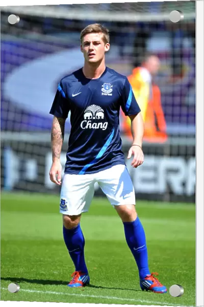 Conor McAleny in Action: Everton's Pre-Season Clash against Morecambe at Globe Arena