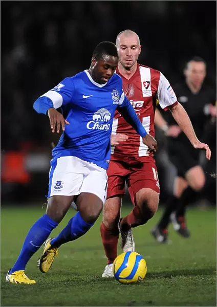 Magaye Gueye's Brilliant Performance: Everton Crushes Cheltenham Town 5-1 in FA Cup Third Round (07-01-2013)