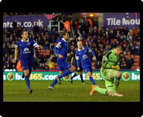 Leighton Baines Scores Dramatic Equalizer: Stoke City 1-1 Everton (January 1, 2014)