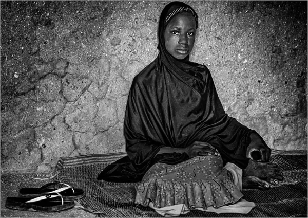Girl at her home - Niger