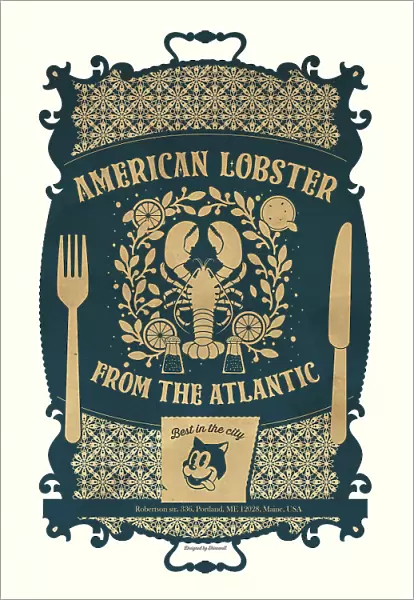Lobster Baroque Print