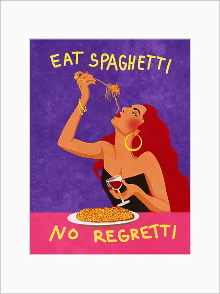 Eat spaghetti no regretti