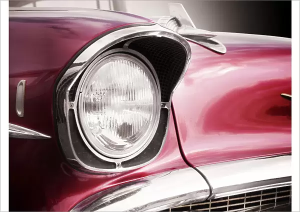 American classic car Bel Air 1957 Headlight