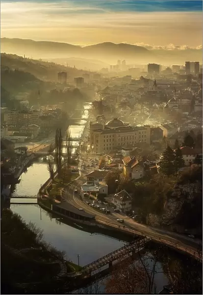Sarajevo sunset