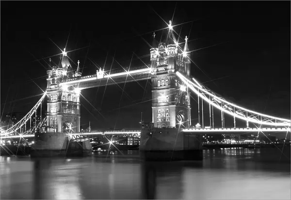 LONDON Tower Bridge at Night
