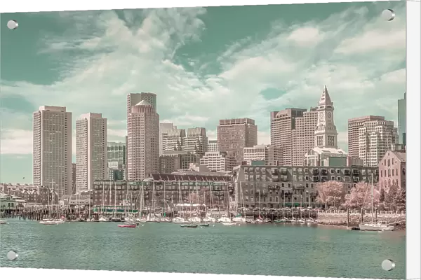BOSTON Skyline | urban vintage style