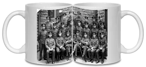 Lieut. D. Stout and staff, 3rd Northern General Base Hospital, Broomhall, World War I
