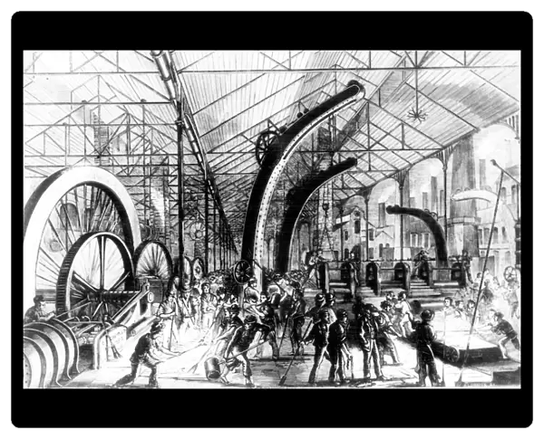 Armour Plate Rolling Mill, Cyclops Iron and Steel Works, Charles Cammell and Co. Ltd, Sheffield, Yorkshire, 1870