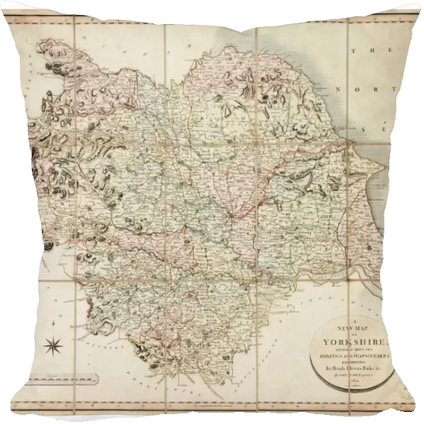 A new map of Yorkshire, divided into its ridings and wapentakes, exhibiting its roads, rivers, parks, etc. John Cary, 1810