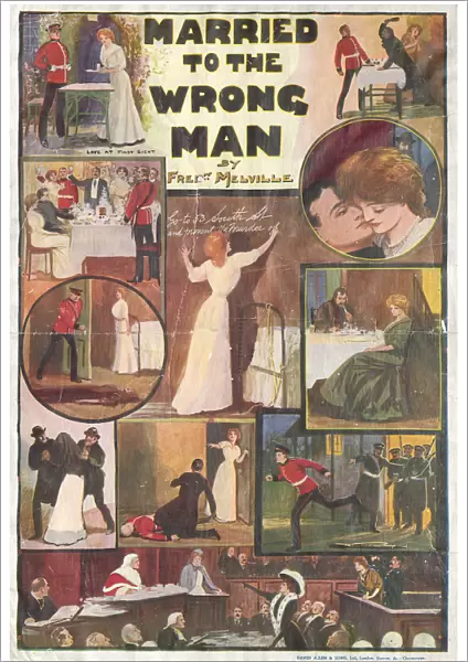 Married to the wrong man by Fred Melville and showing at the Alexandra Theatre, Sheffield, Yorkshire, c. 1900