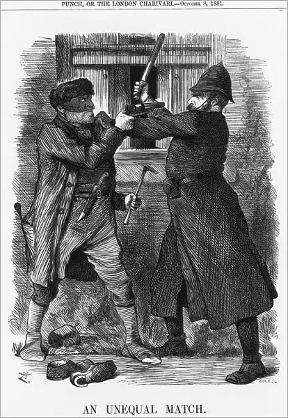 An Unequal Match, 1881. Artist: Joseph Swain