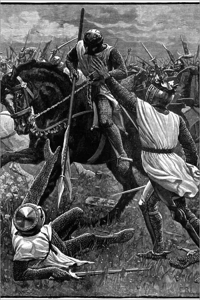 The Battle of Evesham, 4 August 1265, (c1880)