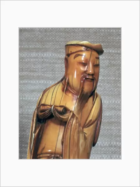 Ivory Chinese figurine of Chang Kuo Lao, 17th century